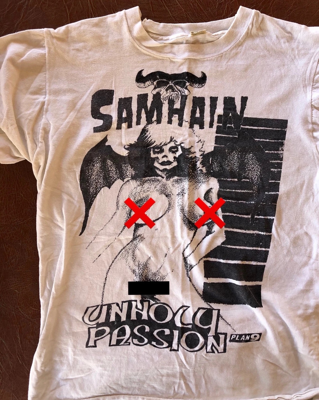 Vtg Samhain Unholy Passion 90s Punk Rock T-Shirt Black S-5XL