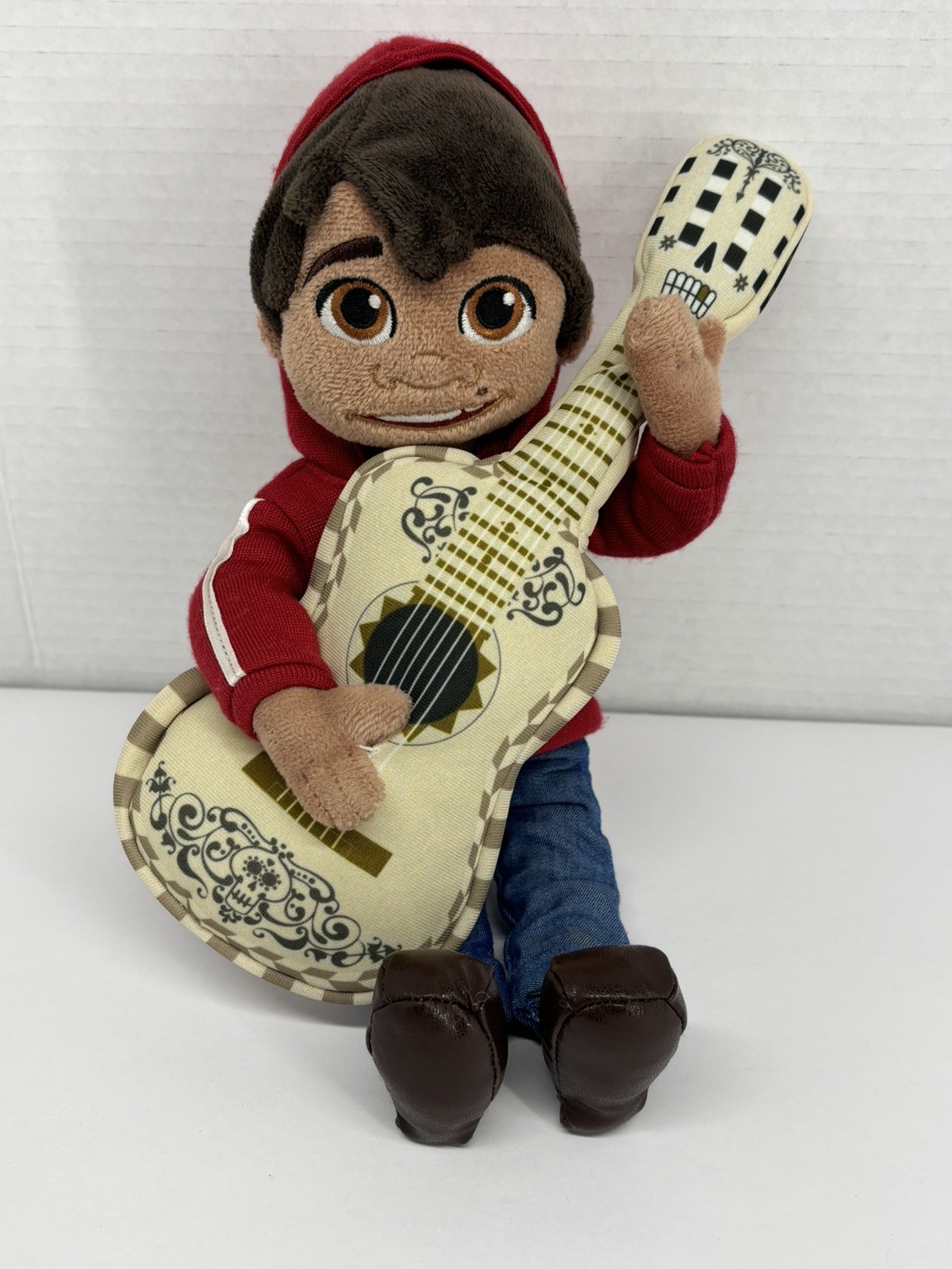 Disney Pixar Coco Miguel Hoodie Guitar Plush Doll