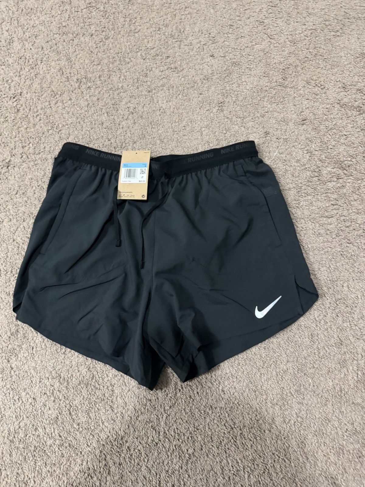Mens Nike Sz M Athletic Running Shorts Gym 2-In-1 Stride 5\ Mens Nike Sz M Athletic Running Shorts Gym 2-In-1 Stride 5\