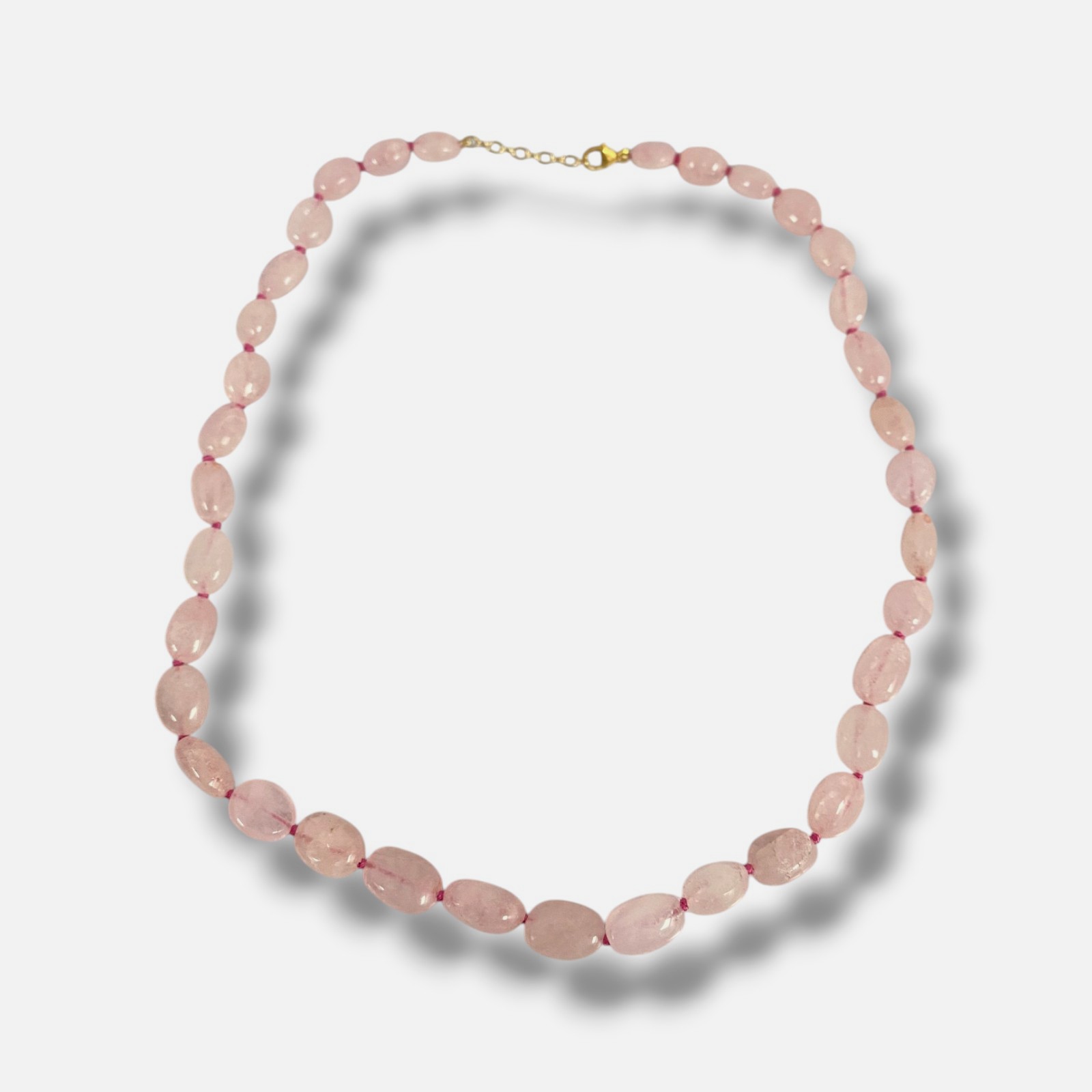 Jia Jia Women\'s 14K Yellow Gold Arizona Morganite Jumbo Candy Necklace