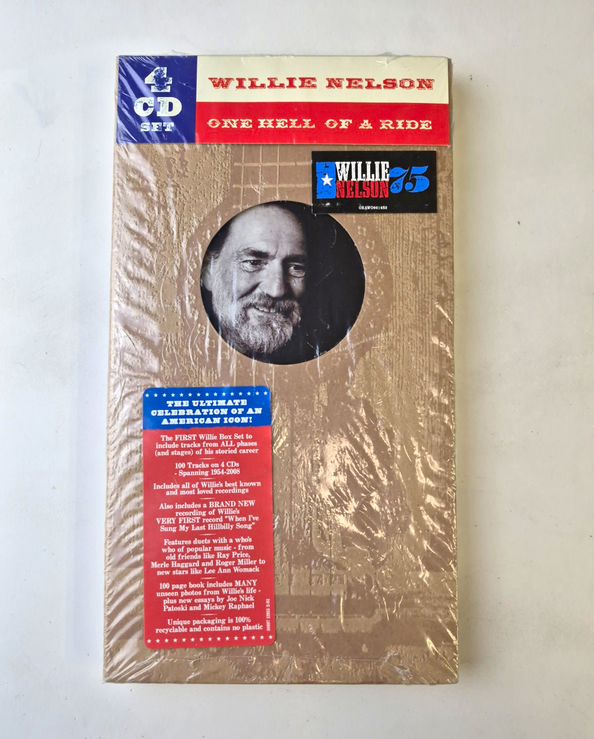 Willie Nelson One Hell of a Ride 4CD Box Set Country Legacy 2008 Sealed