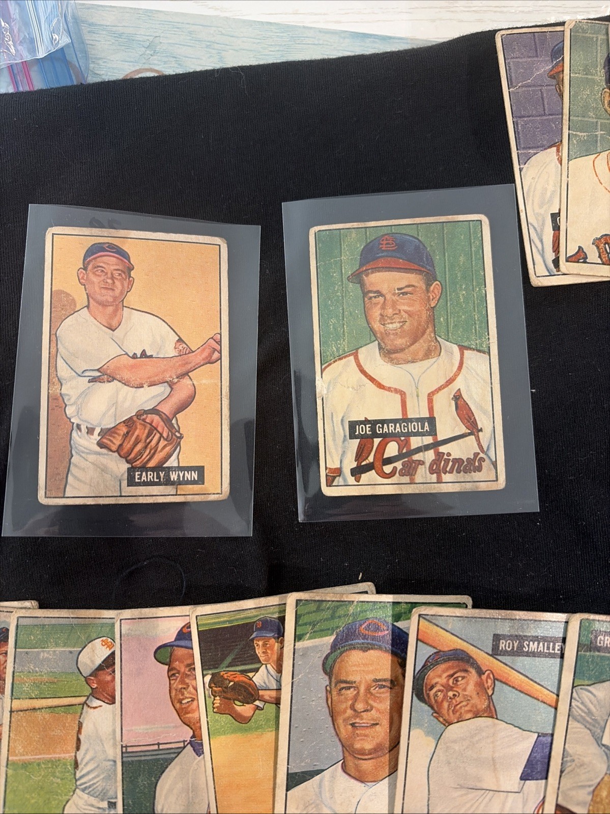 Set of 22 1951 Bowman Baseball Cards