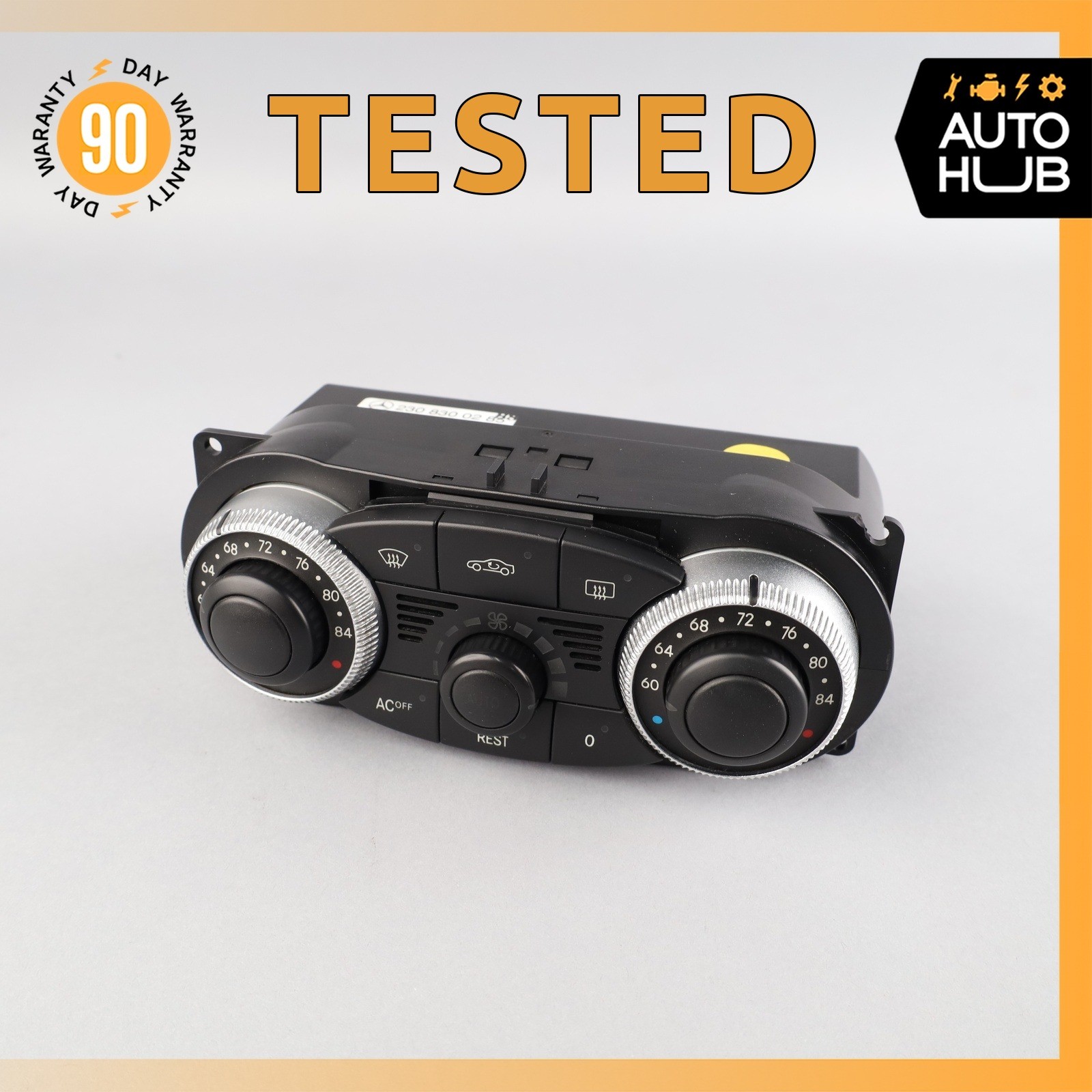 03-12 Mercedes R230 SL500 SL55 AMG AC A/C Heater Climate Control OEM