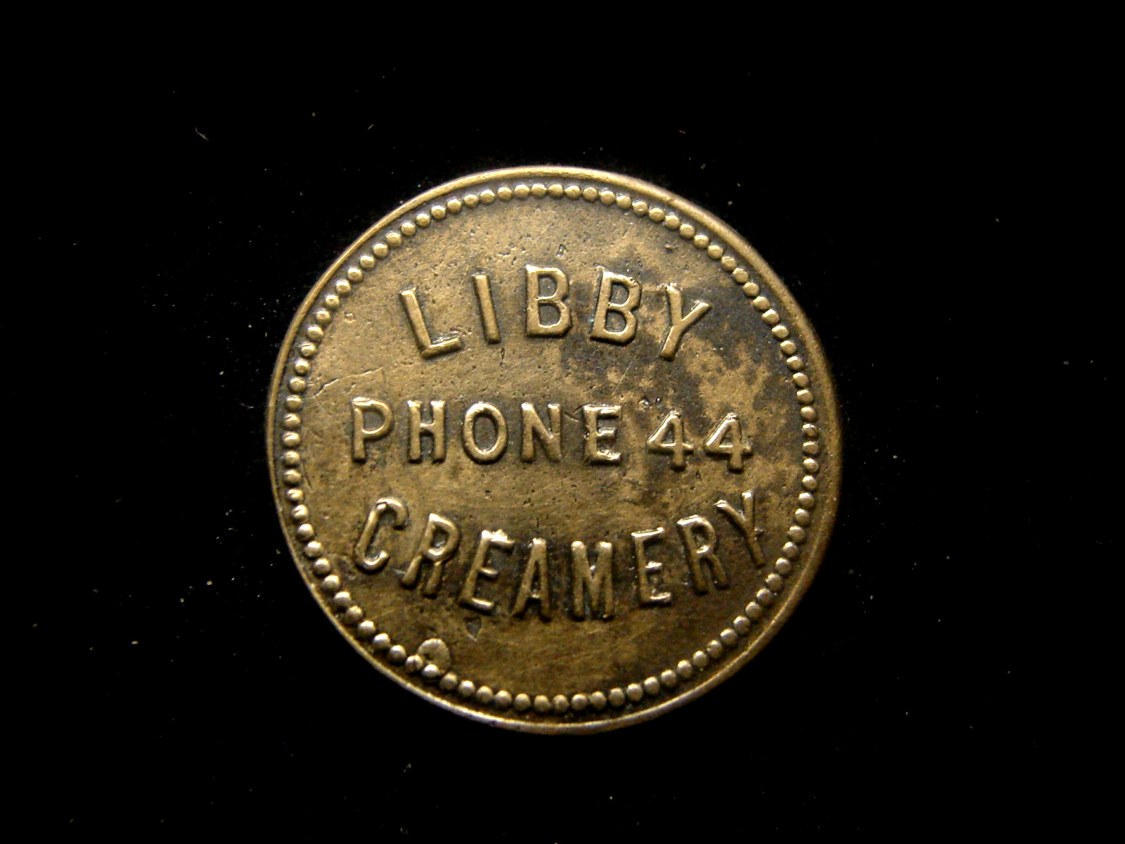 LIBBY MONTANA BRONZE TOKEN 1 AND 1/16 DIAMATER , HISTORICAL,BUTTE, MISSOULA LIBBY MONTANA BRONZE TOKEN 1 AND 1/16 DIAMATER , HISTORICAL,BUTTE, MISSOULA