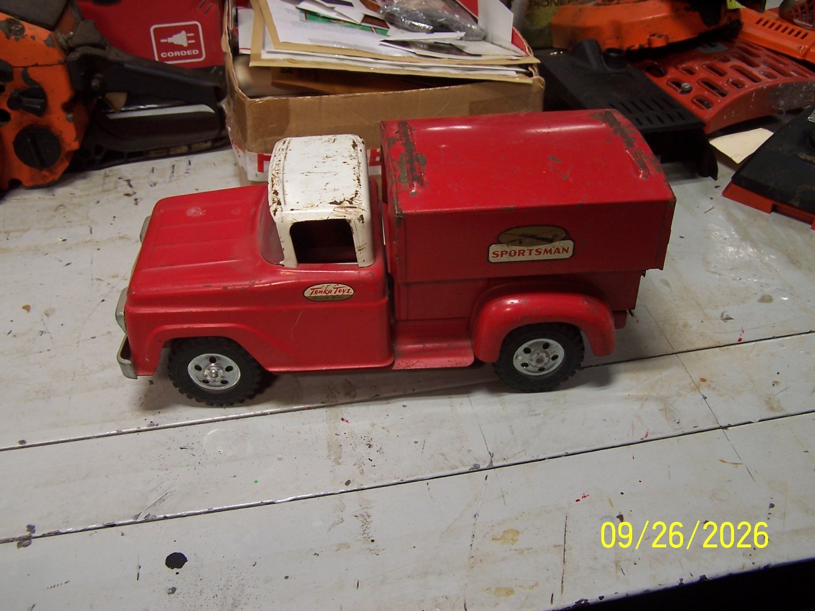 Vintage Pressed Steel 1959 Tonka Sportsman Pickup Truck
