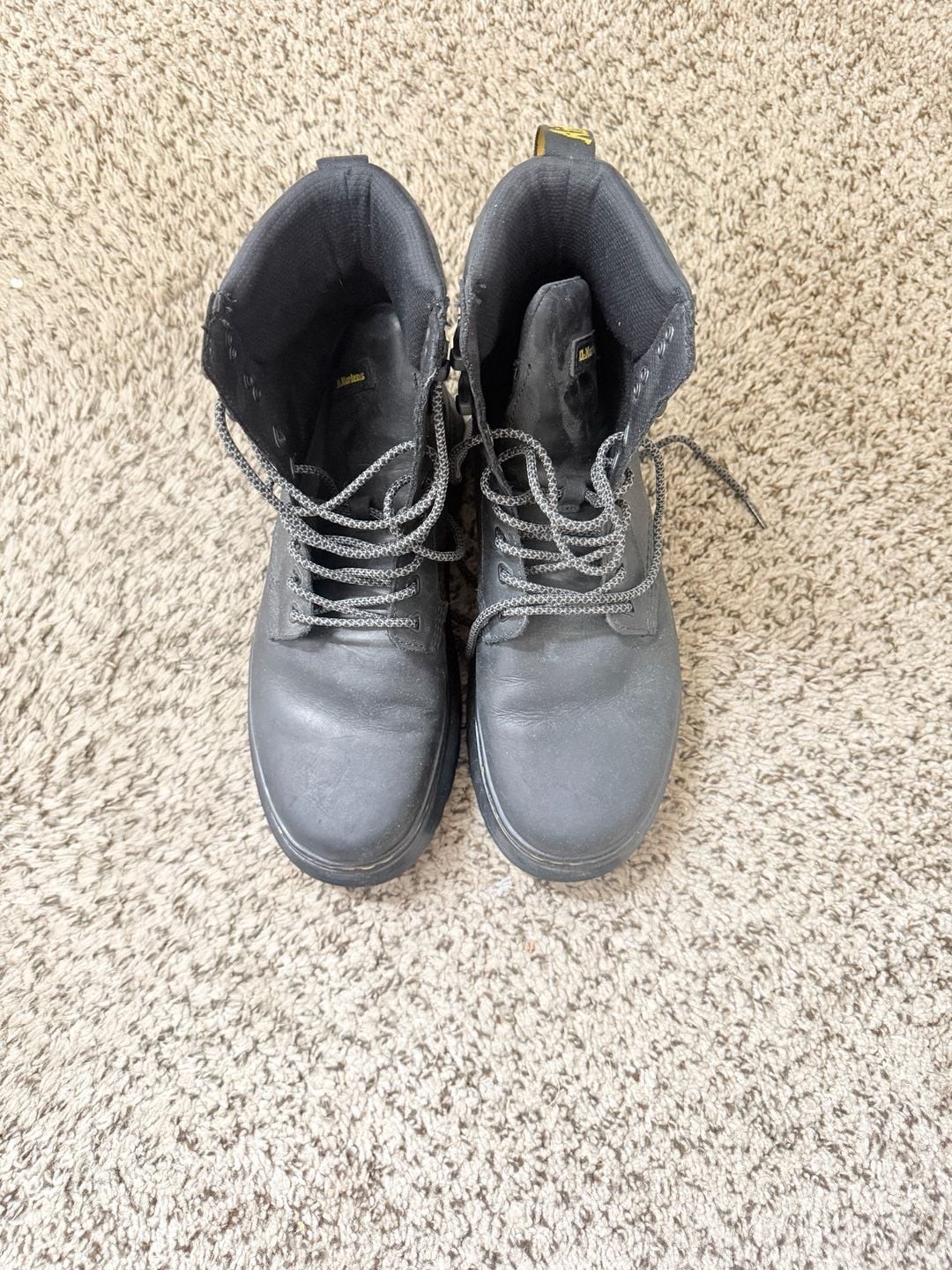 Dr. Martens Tarik Utility Boots Size 9 Black Leather