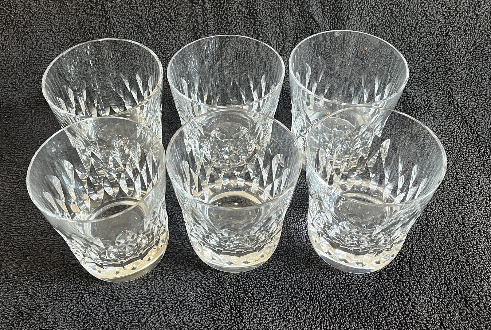 Set of 6 Vintage Crystal Baccarat France Old Fashioned/Whiskey Glasses—Great Set Set of 6 Vintage Crystal Baccarat France Old Fashioned/Whiskey Glasses—Great Set