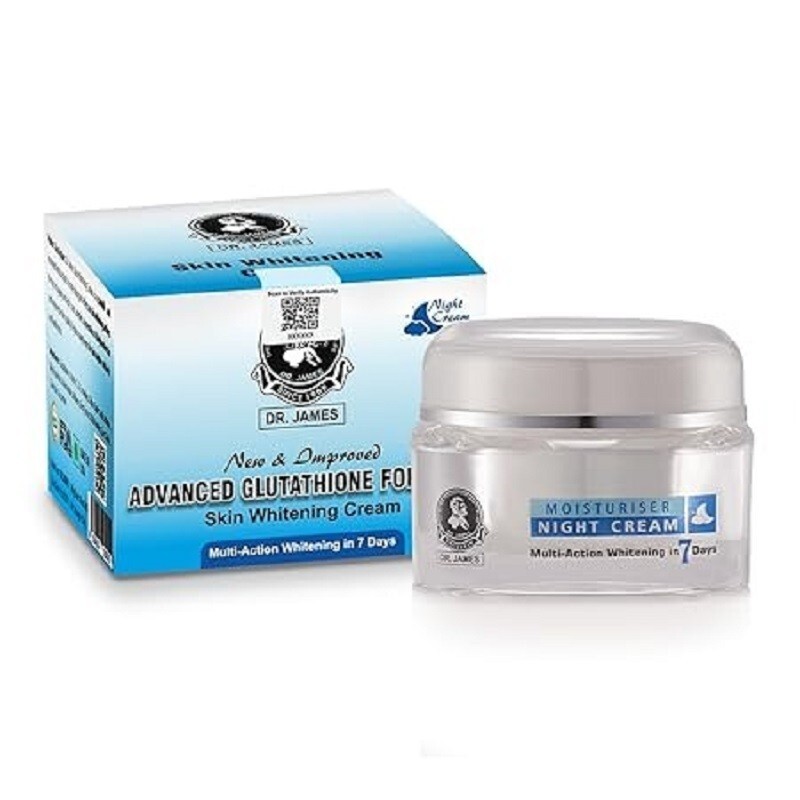 Dr James Advance Glutathione Skin Whitening Night Cream 30g Dr James Advance Glutathione Skin Whitening Night Cream 30g