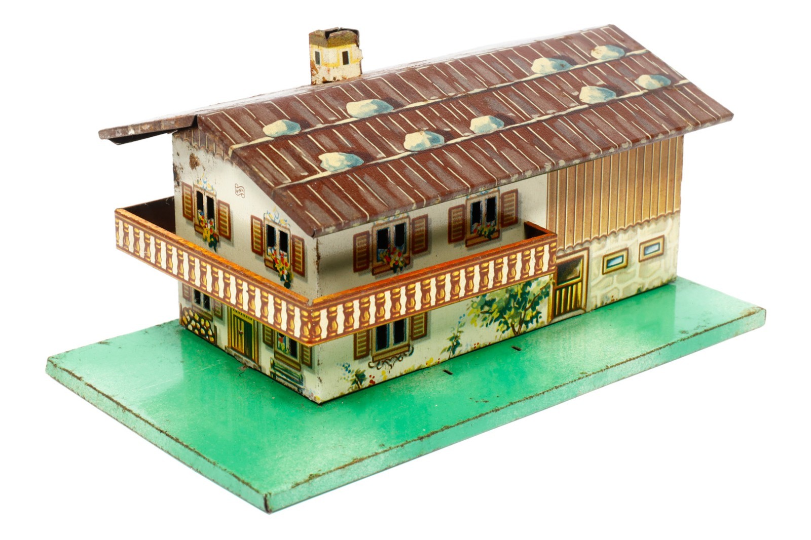 AC5111: Vintage HWN HO/OO Gauge Tinplate Continental House