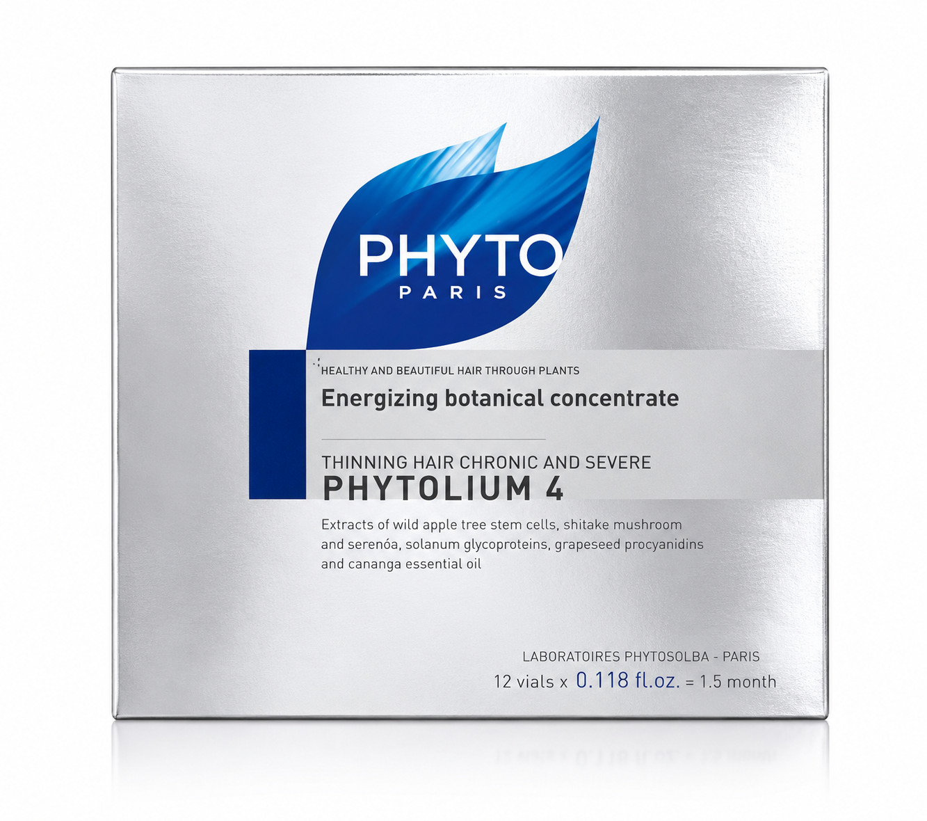 PHYTO Paris Phytolium 4 Energizing Botanical Concentrate – 12 Vials