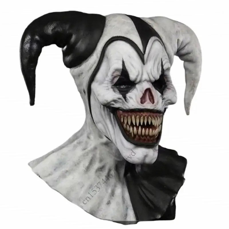 Halloween Clown Mask Funny Scary Latex Prank Costume Cosplay Party Accessory