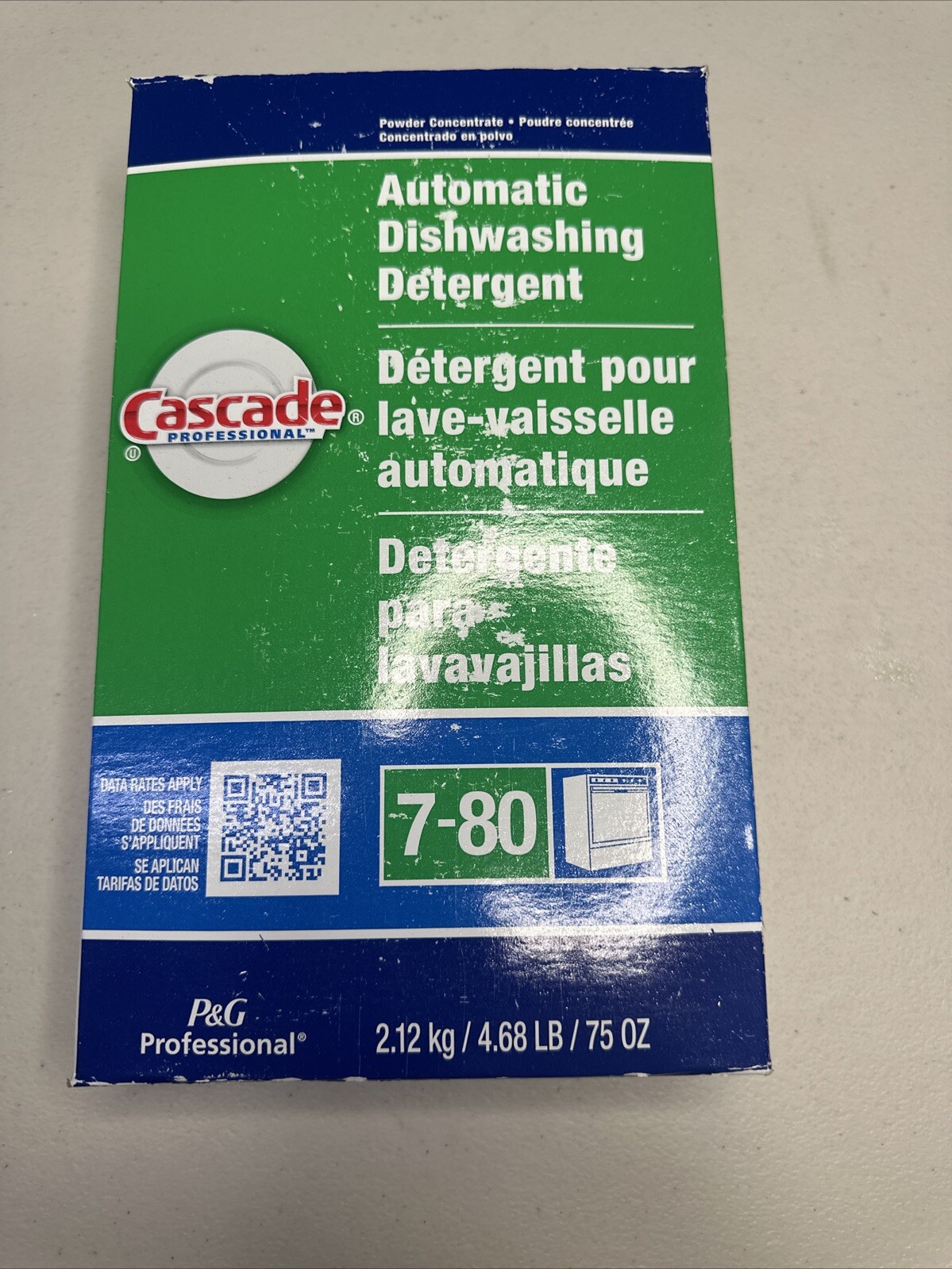 Cascade Professional Dishwasher Detergent Powder Fresh Scent (59535) 1978018 Cascade Professional Dishwasher Detergent Powder Fresh Scent (59535) 1978018