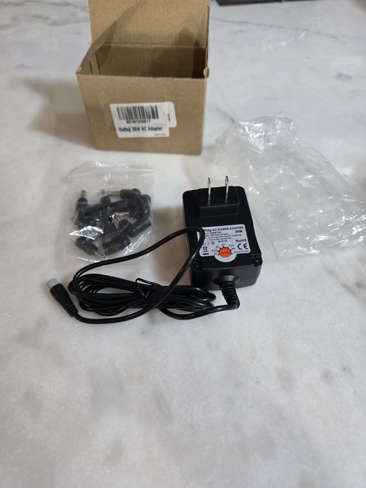 36W Universal AC Adapter 3V-12V AC to DC Adapter 100-240v 50-60hz Multi Voltage