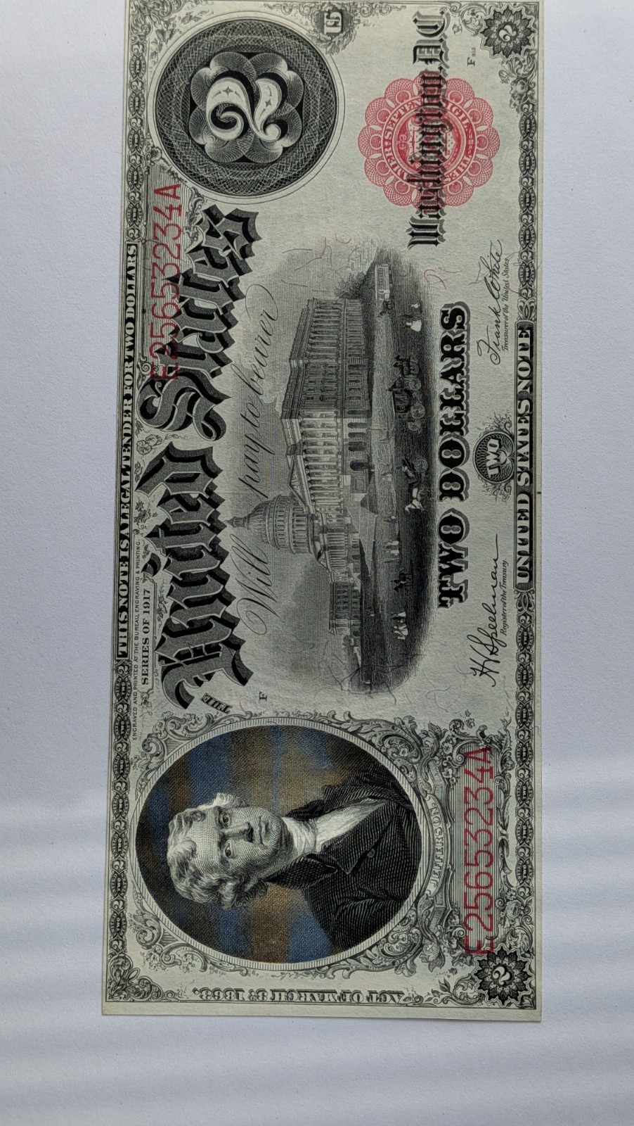 Fr. 60 $2 1917 Legal Tender Note Fr. 60 $2 1917 Legal Tender Note