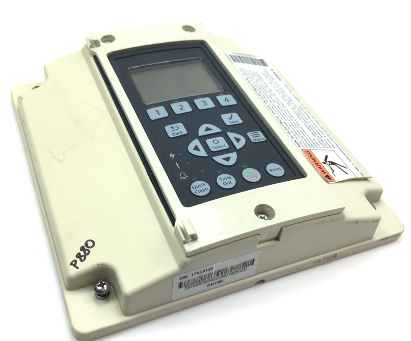 Pentair 176L8122 357526 Display Keypad only (no drive ) used tested #P880