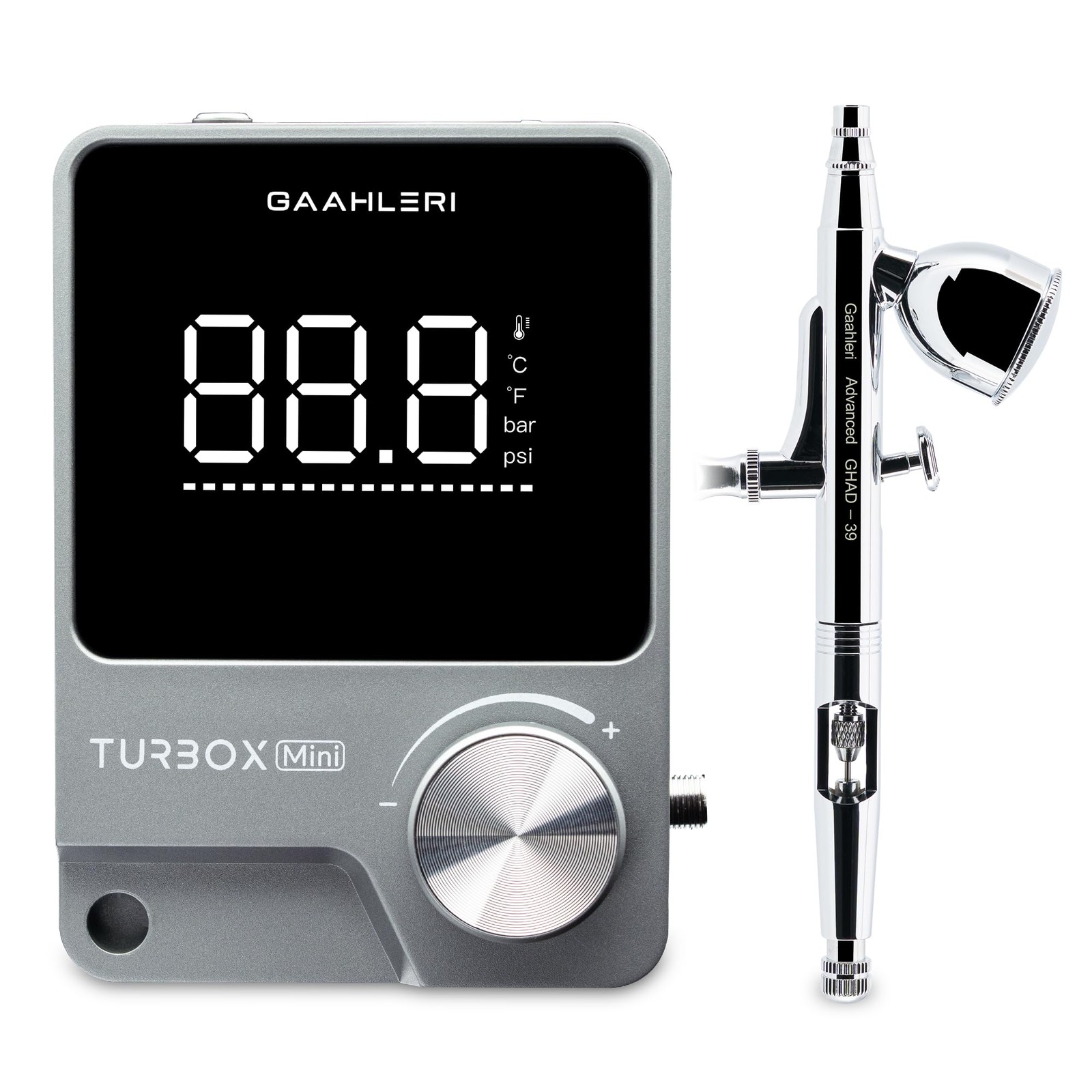 Gaahleri Airbrush Kit, Turbox mini Kit with GHAD-39 0.35mm, Dual-Action...
