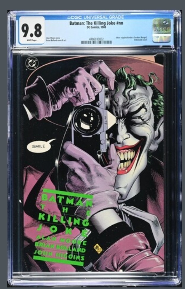 Batman: The Killing Joke NN (1988) CGC 9.8 WP DC Comics 1988 1st Print Batman: The Killing Joke NN (1988) CGC 9.8 WP DC Comics 1988 1st Print