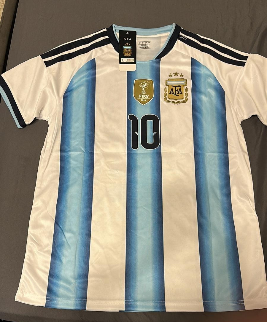 Messi 10 Argentina Jersey 2026 Home Player Version Men Adult Fan Apparel New