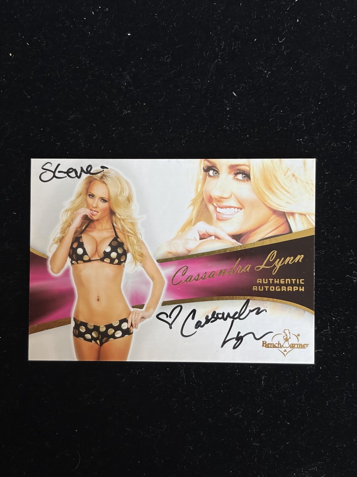 Cassandra Lynn Signed Custom Trading Card BAS Beckett COA Autograph #BV74286 Cassandra Lynn Signed Custom Trading Card BAS Beckett COA Autograph #BV74286