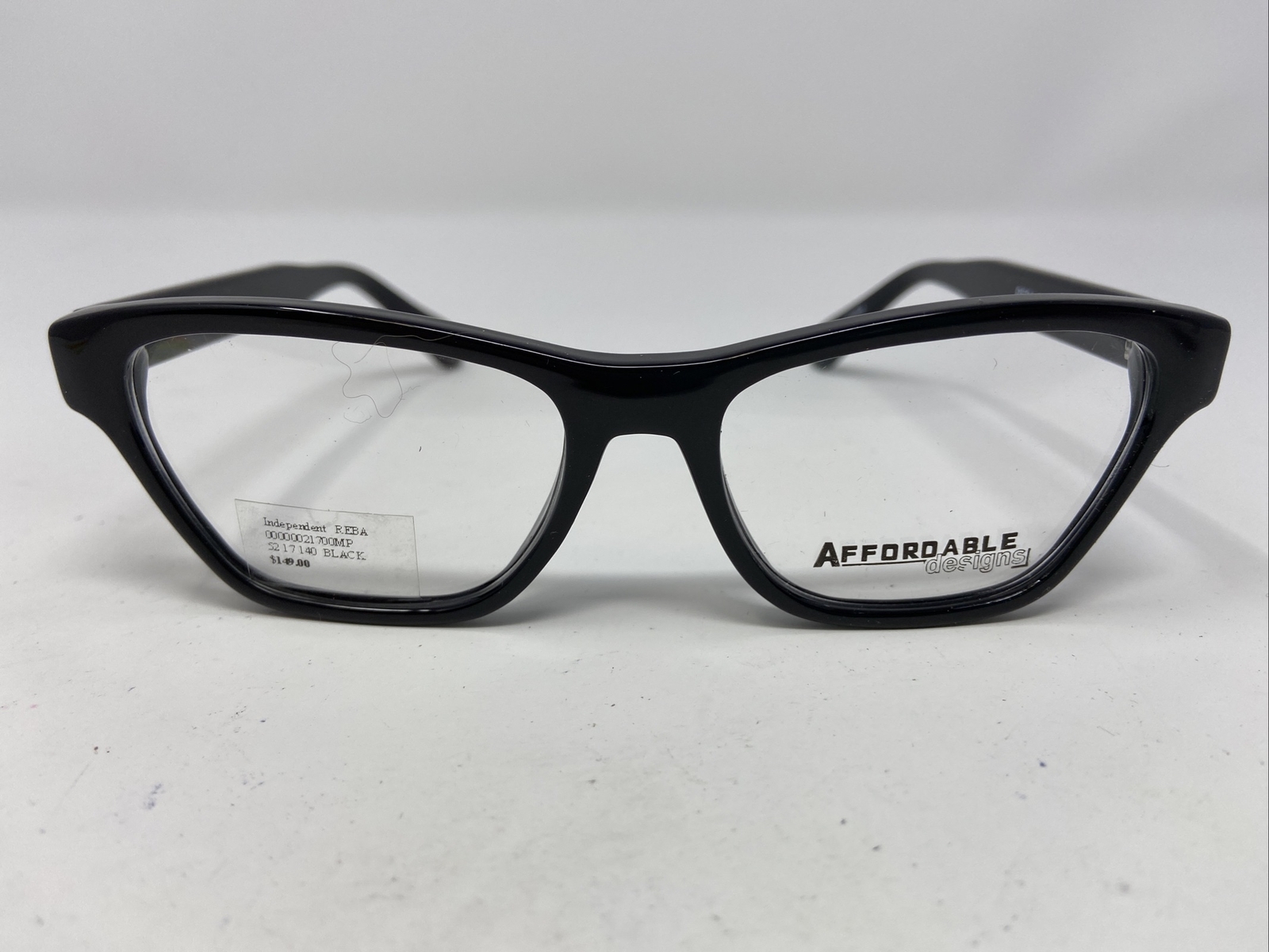 Affordable Designs REBA BLACK 52-17-140 Full Rim Eyeglasses Frame &692