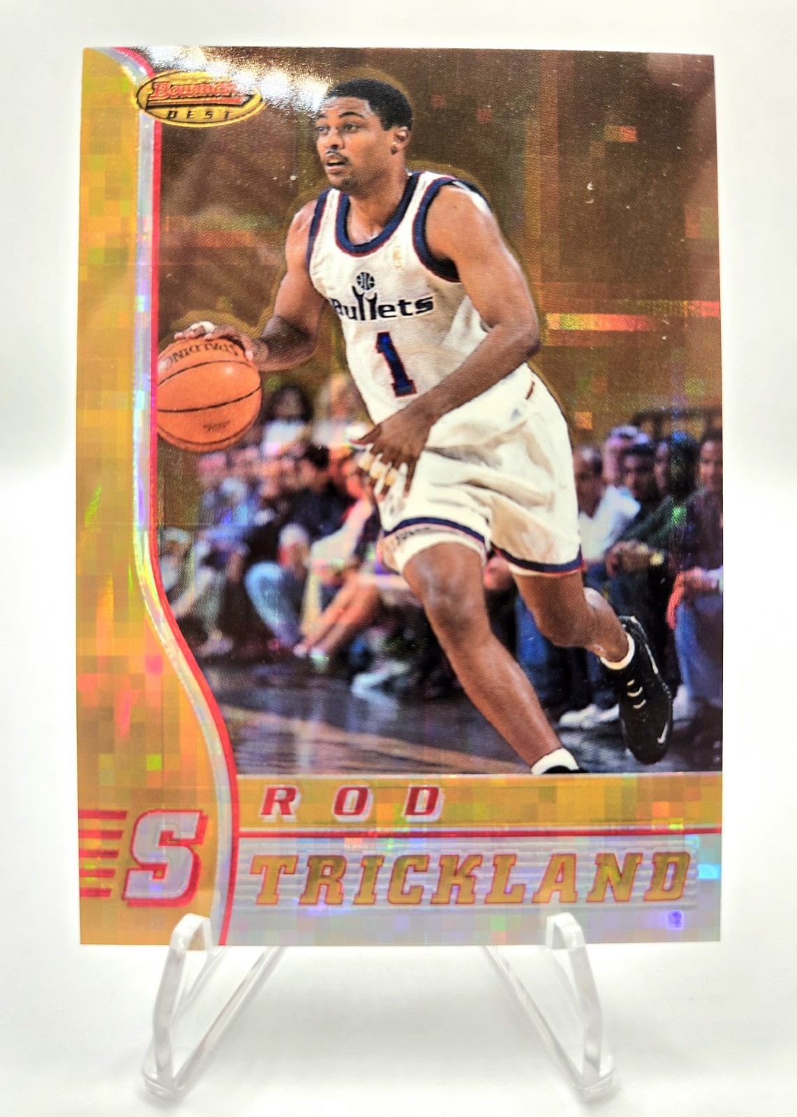 1996-97 Bowman's Best - Rod Strickland #51 Atomic Refractor 1996-97 Bowman's Best - Rod Strickland #51 Atomic Refractor