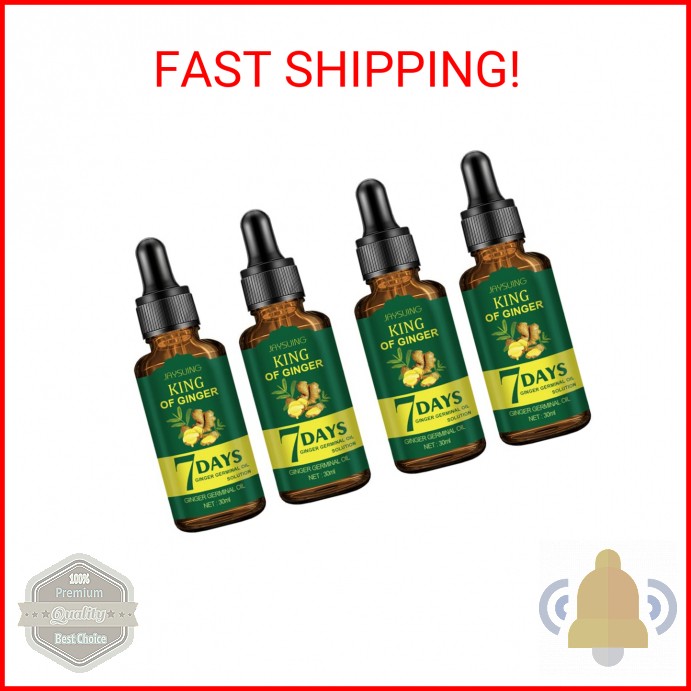 Magik 4-8 Pack Ginger Hair Growth Serum Germinal Oil Regrow 7 Days Loss Treatmen