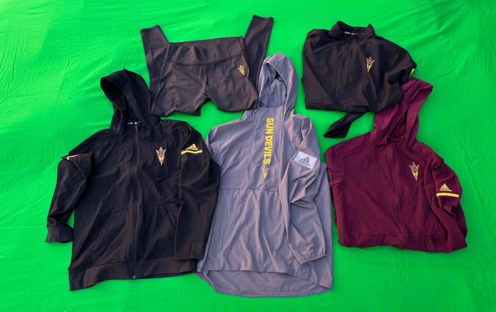 4 Adidas NCAA Arizona State Sun Devils Men\'s Sweatshirt Size M L.