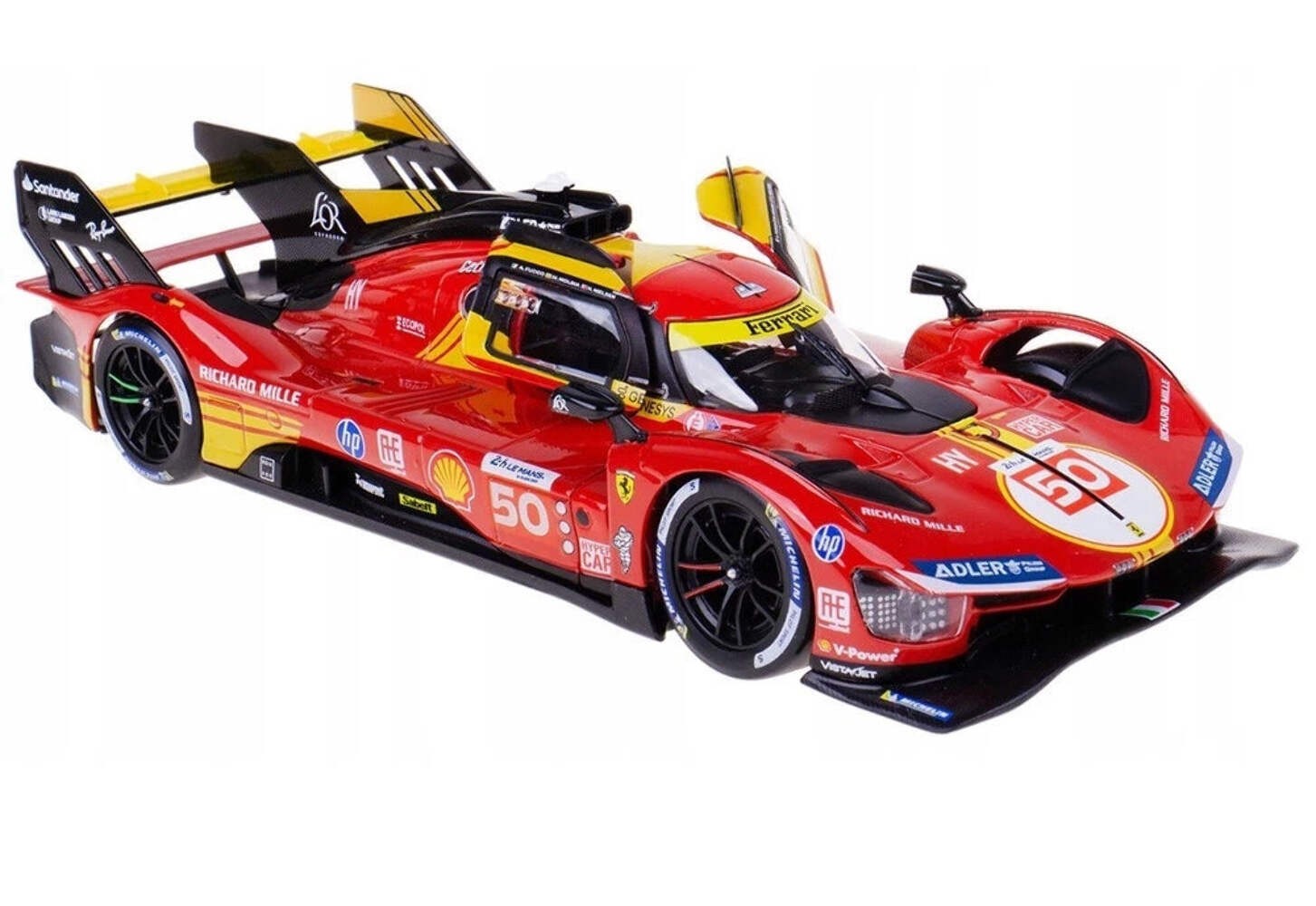 1:24th Ferrari Racing 499P LMH Winner Le Mans 2023 #51 Red