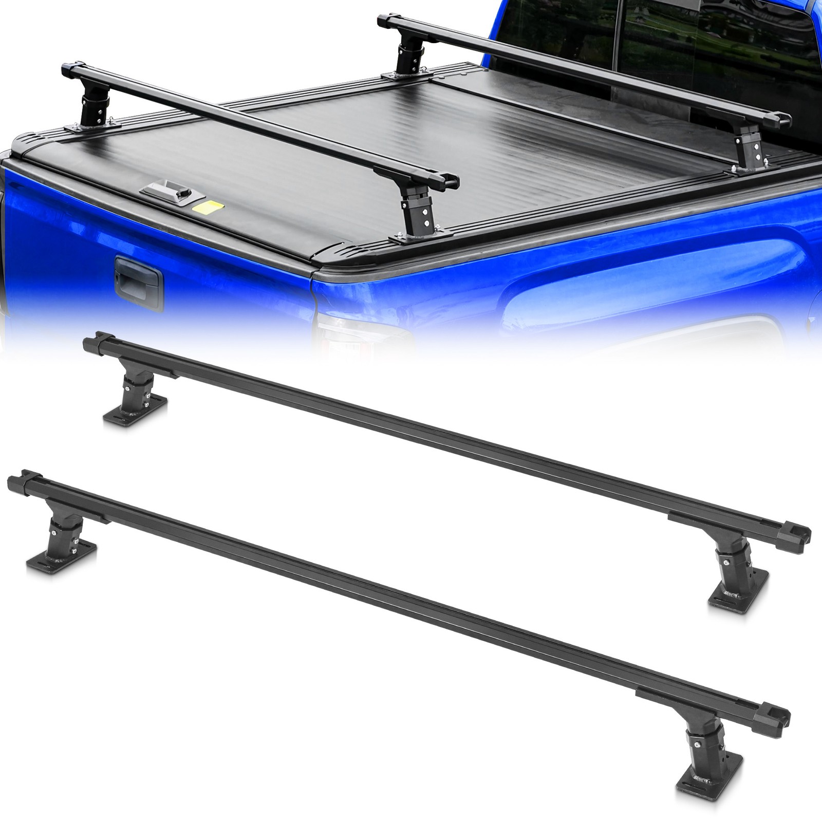 For Tundra/Gladiator/Tacoma/Silverado 800LBS Overland Truck Bed Rack Ladder Rack