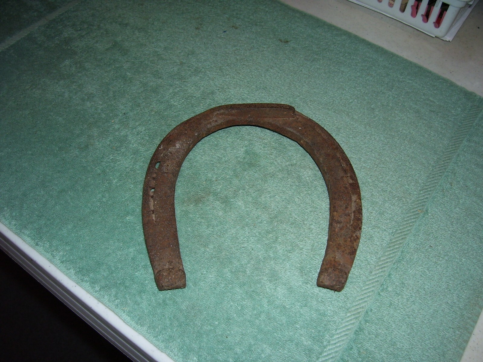 Vintage Horse Shoe Cast Iron Farm Decor Good Luck 7\