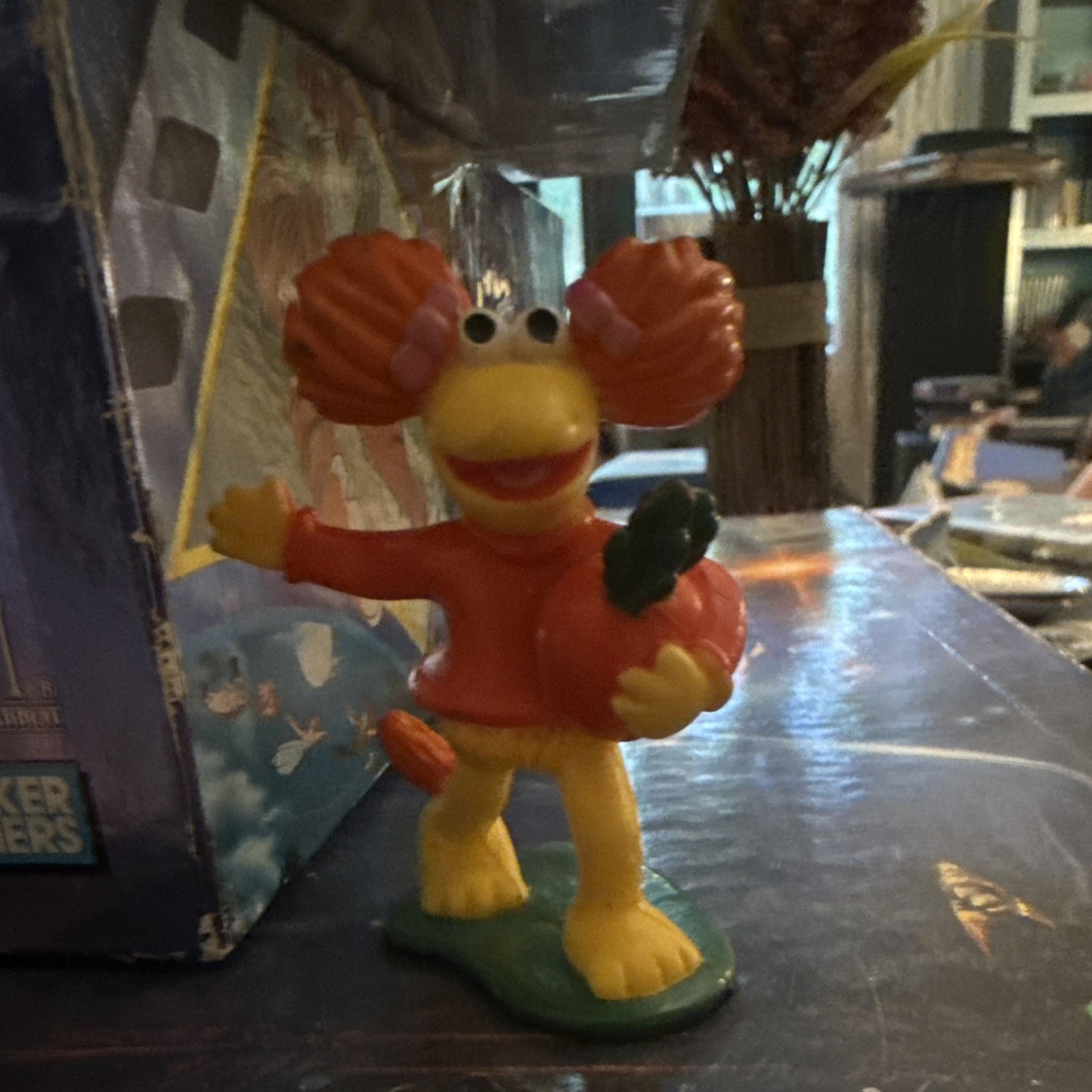 Jim Henson Vintage 1988 Fraggle Rock Red Holding Radish PVC Figure Cake Topper Jim Henson Vintage 1988 Fraggle Rock Red Holding Radish PVC Figure Cake Topper