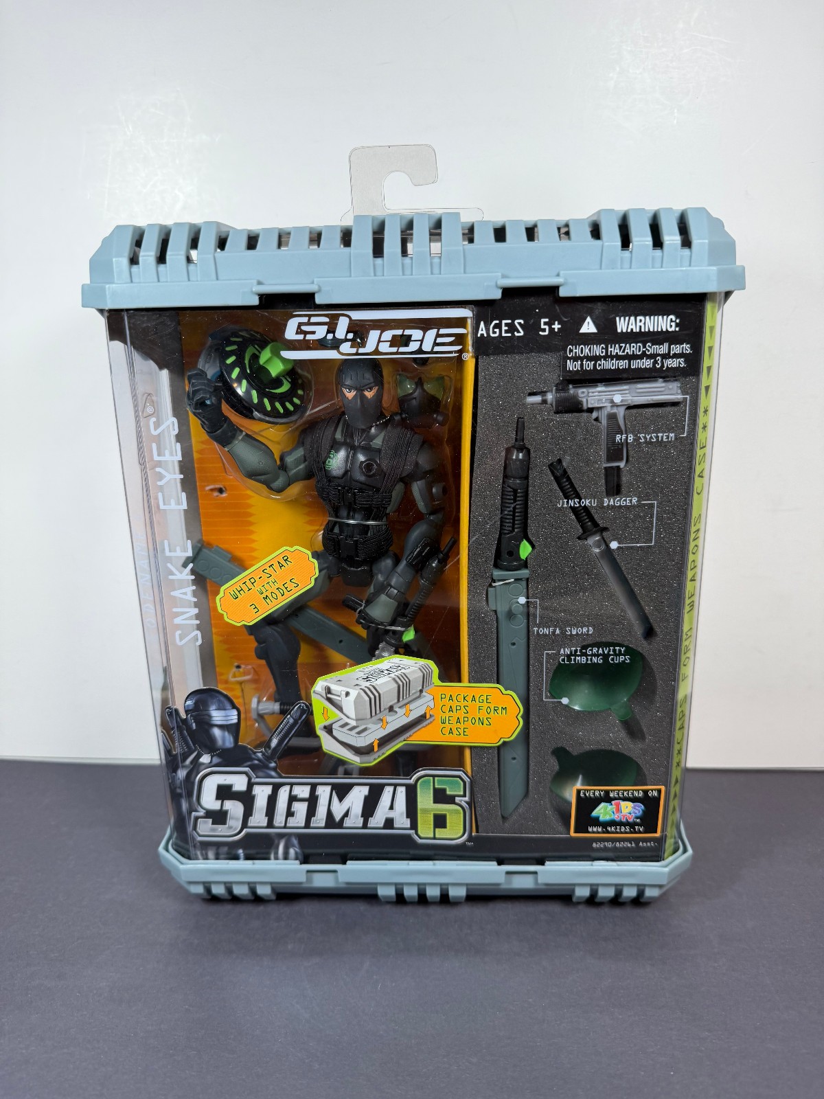 GI Joe Sigma 6 SNAKE EYES Whip Star 8\