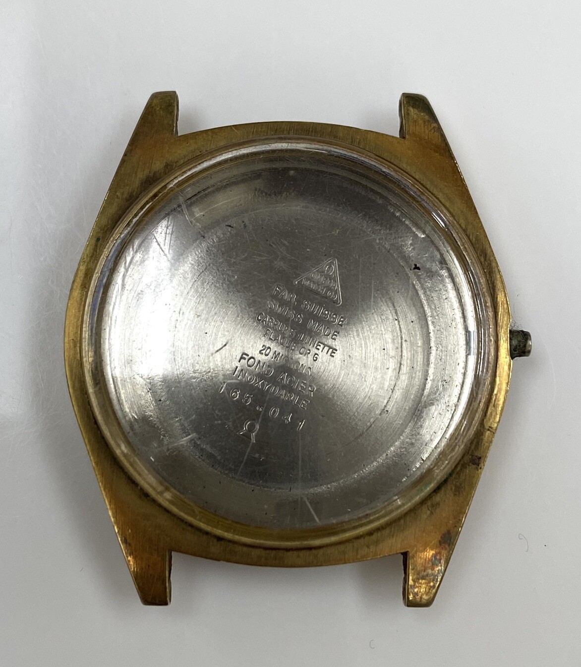 Original Vintge Omega Geneve 165.041 40mm Cal. 552 Gold Plated Case