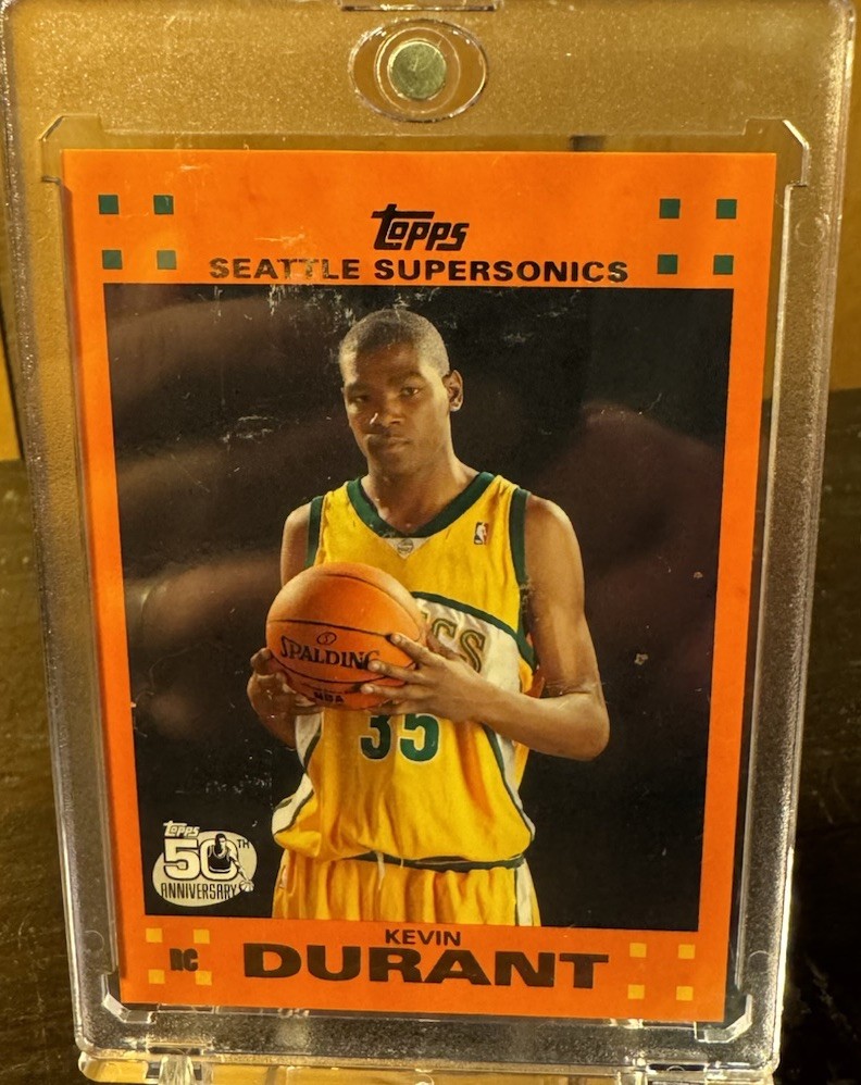 2007-08 Topps - Retail Factory Set Rookie Set Kevin Durant #2 Orange (RC)