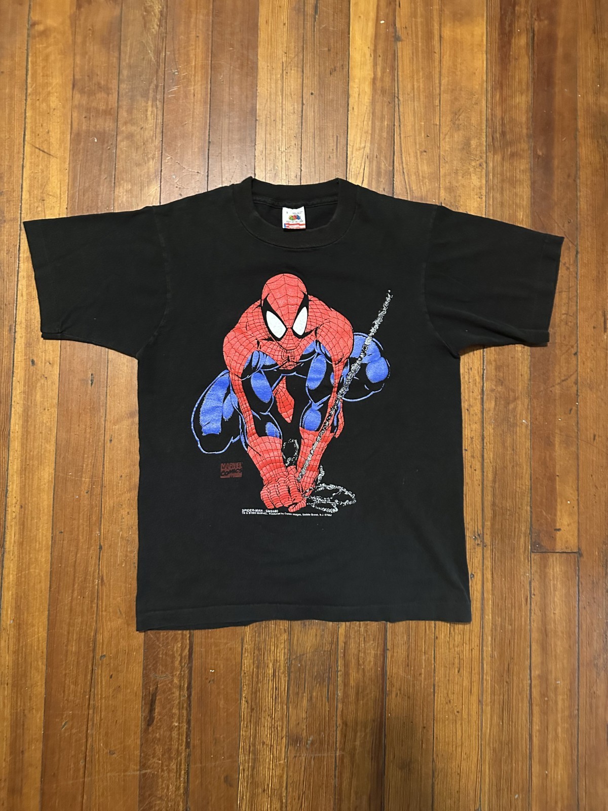 Vintage 1993 Marvel Comics Spiderman Tshirt Sz Small Vintage 1993 Marvel Comics Spiderman Tshirt Sz Small