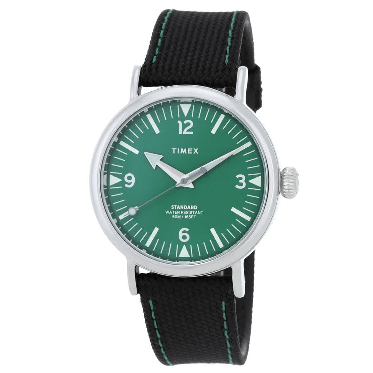 Timex Standard Quartz Green Dial Men\'s Watch TW2V44200