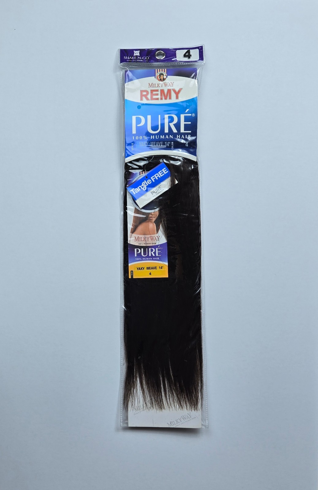 Milky Way Pure 100% Human Hair Yaky Weave 14\