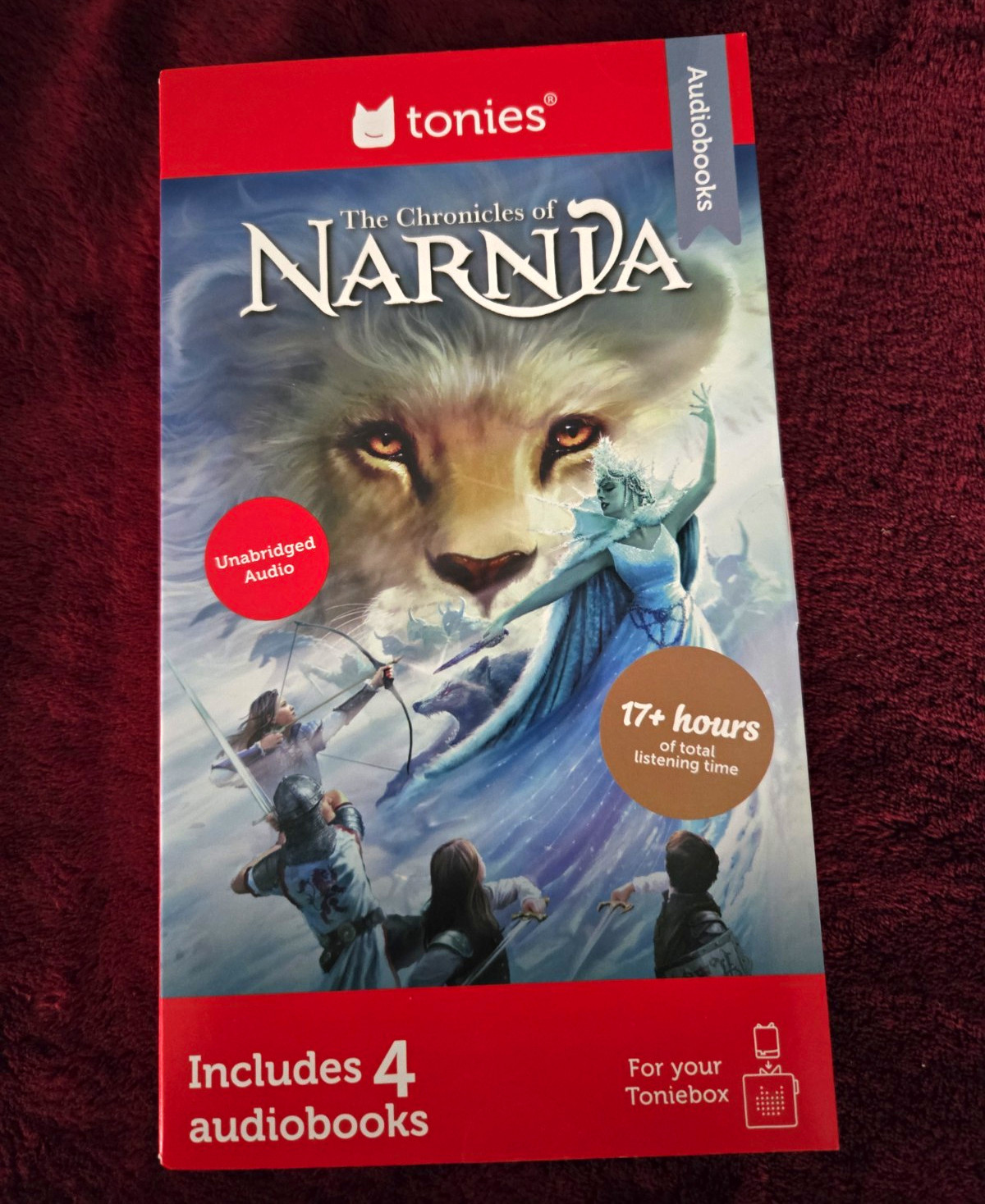 Tonies The Chronicles of Narnia Audiobooks Books 1-4 Unabridged 17+ Hours