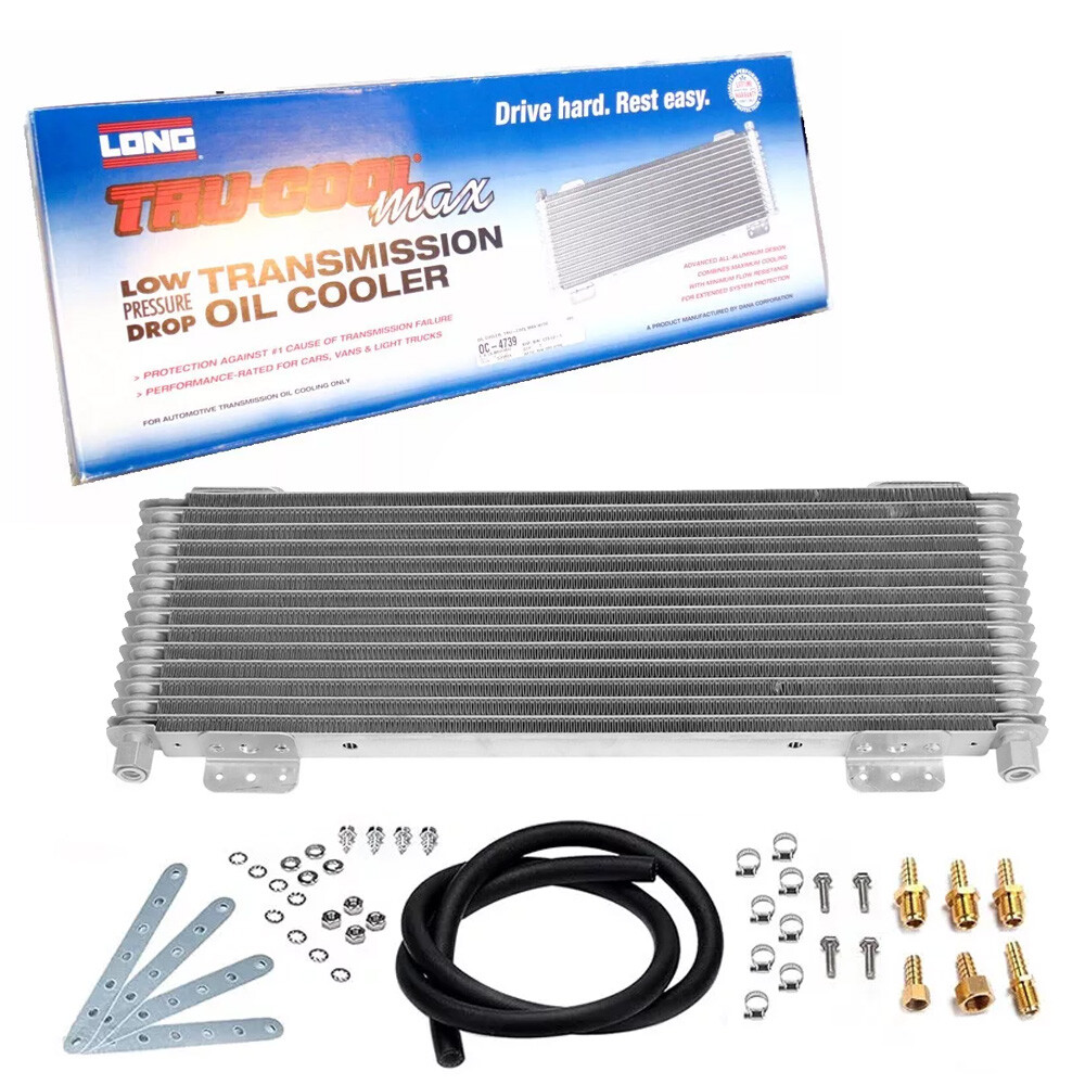 Tru✅Cool Automatic Transmission Oil Cooler GVW Max 40K Transmission CoolerW/Box√