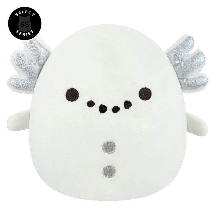 Squishmallows Snowman Archie the Axolotl Silver Wings Select Series NEW 2025