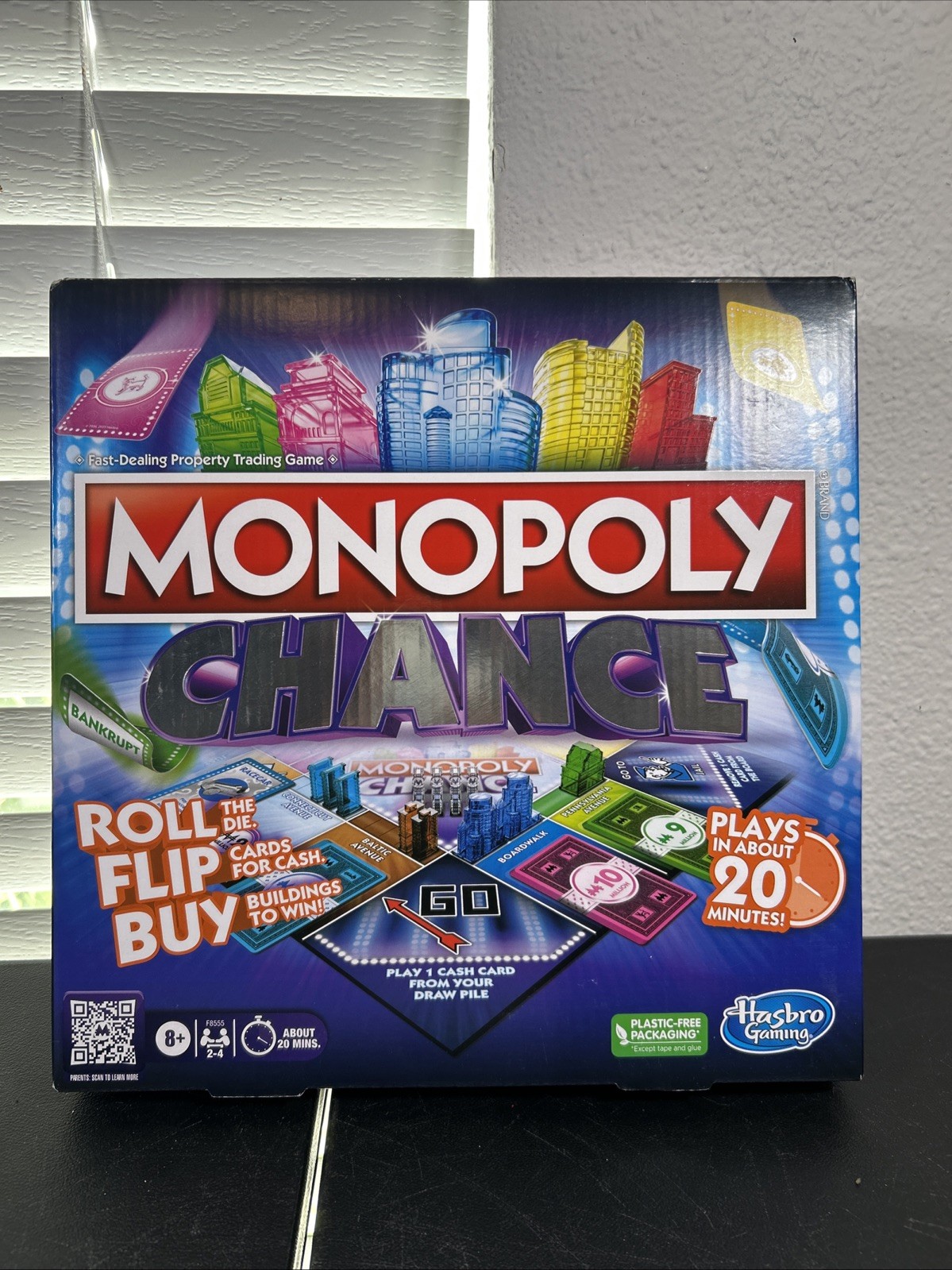 Monopoly Chance Board Game for Adults and Kids | Fast-Paced Family Party Game