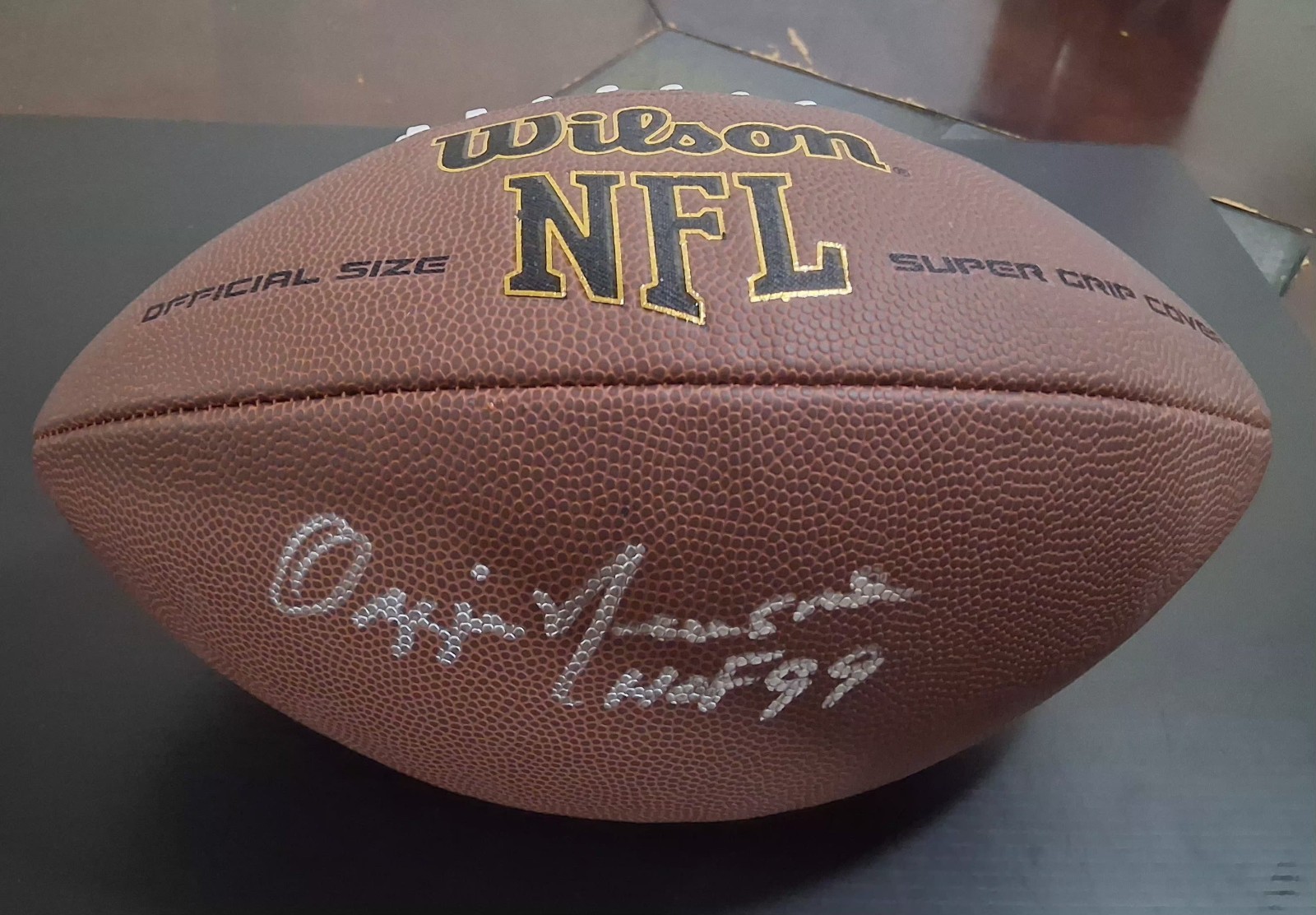 Ozzie Newsome Signed Wilson NFL Football w/Inscription \'HOF 99\'