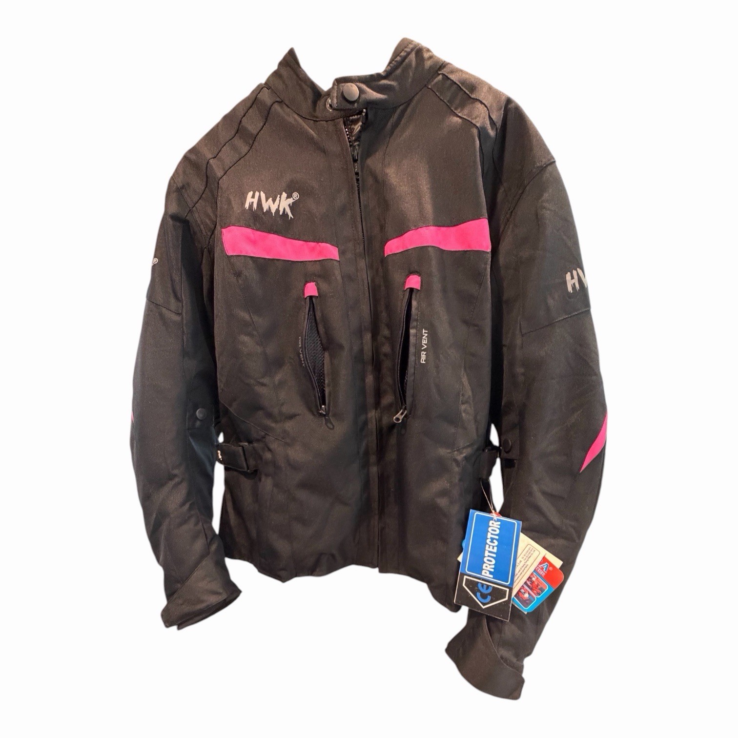 HWK Women’s Motorcycle Jacket 2XL Black Pink CE Armor Waterproof Cordura NWT HWK Women’s Motorcycle Jacket 2XL Black Pink CE Armor Waterproof Cordura NWT