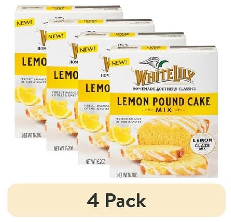 (4 Pack)  Lemon Pound Cake Mix, 16.2 OZ