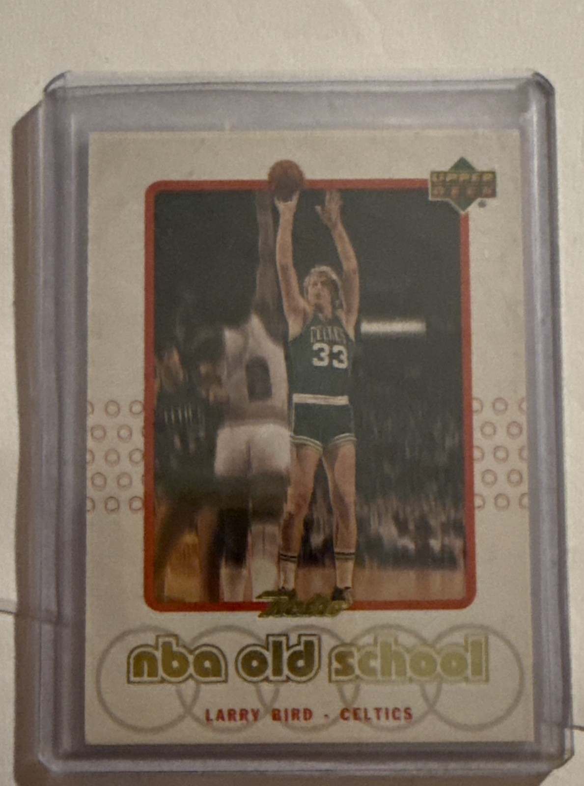 1999-00 Upper Deck Retro - Old School/New School Larry Bird #S10 Parallel /500
