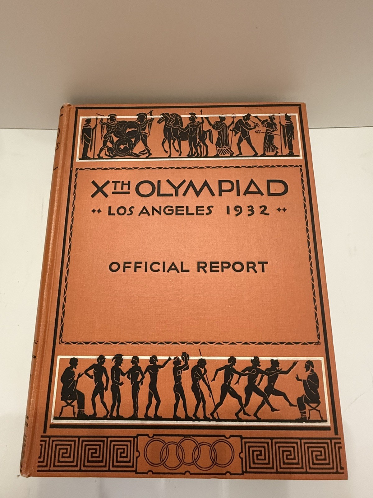 1932 Los Angeles Olympics Official Report 1933 Xth Olympiad Wolfer Printing Co.