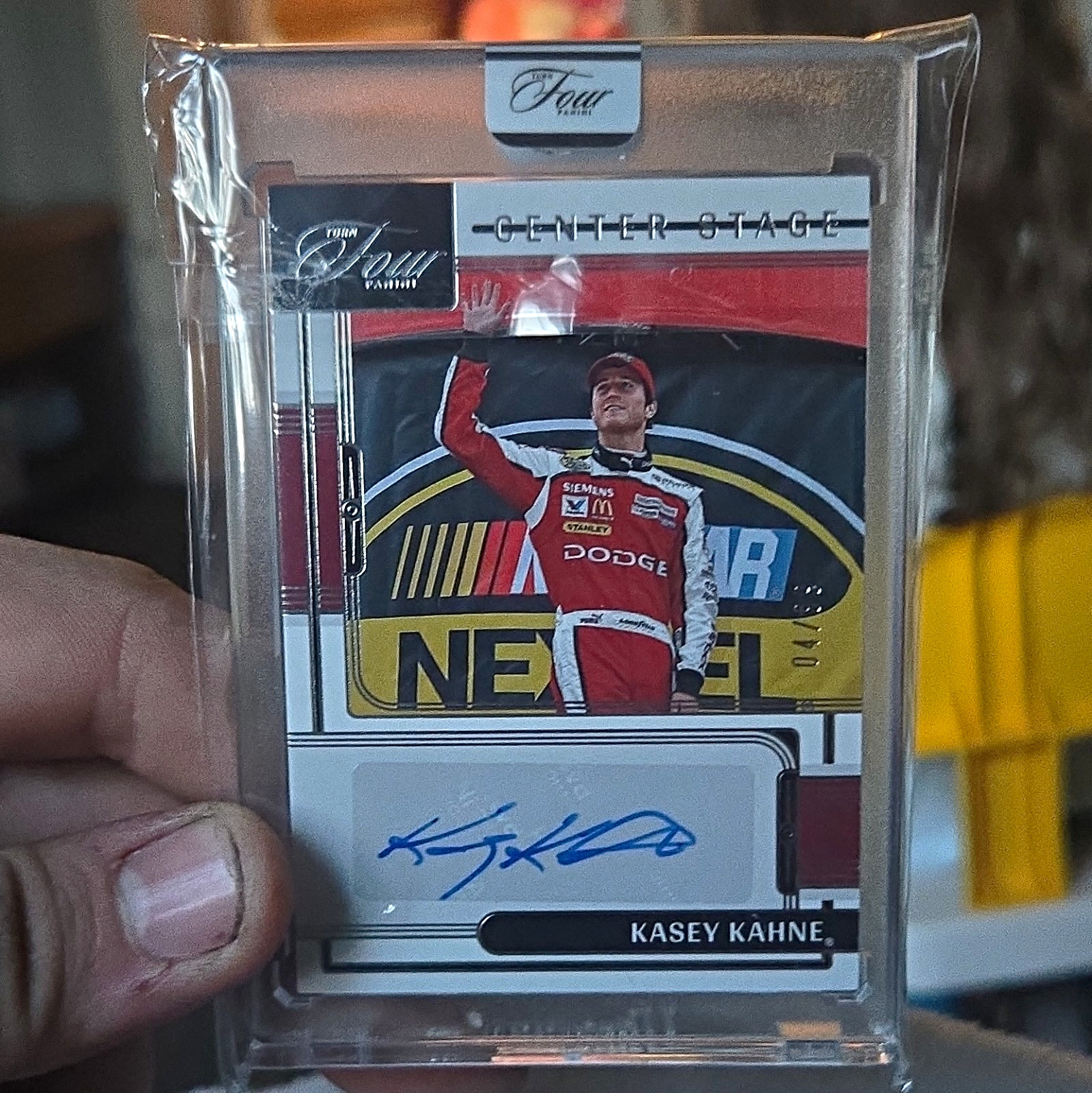 Panini 2026 Turn Four - Center Stage Signatures Kasey Kahne CSS-KKN Auto /99