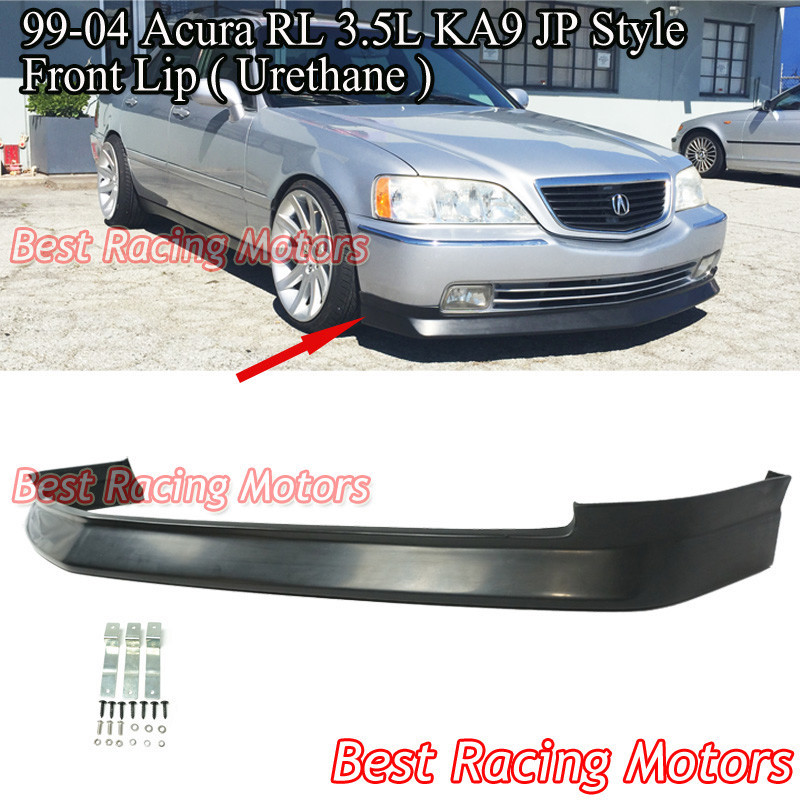 For 1999-2004 Acura RL JP Style Front Bumper Lip (Urethane) For 1999-2004 Acura RL JP Style Front Bumper Lip (Urethane)