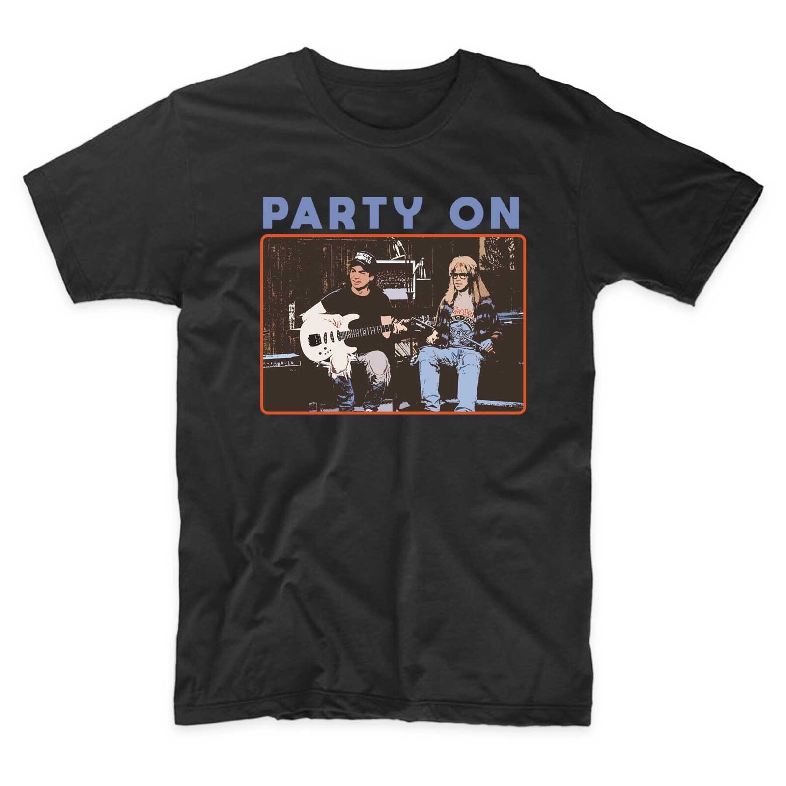 1990s Wayne's World Party On T Shirt - Adult - Youth - Toddler F157 1990s Wayne's World Party On T Shirt - Adult - Youth - Toddler F157
