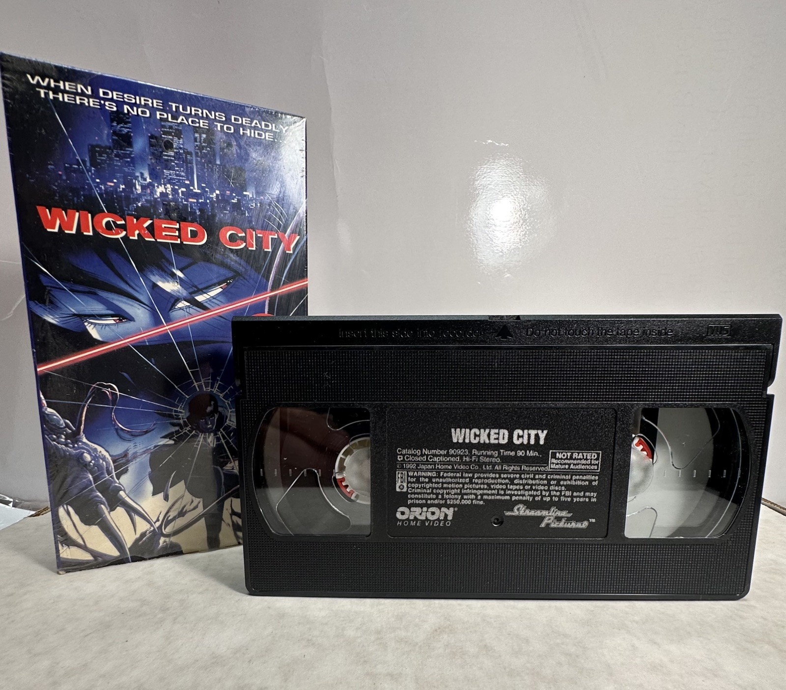 Wicked City VHS Adult Anime - Very RARE Streamline - Manga - English Dubbed Wicked City VHS Adult Anime - Very RARE Streamline - Manga - English Dubbed